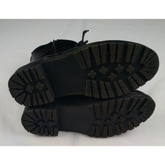 Womens Black Boots Lace & Zipper US Womens 10.5 Measured Torrid main image 14